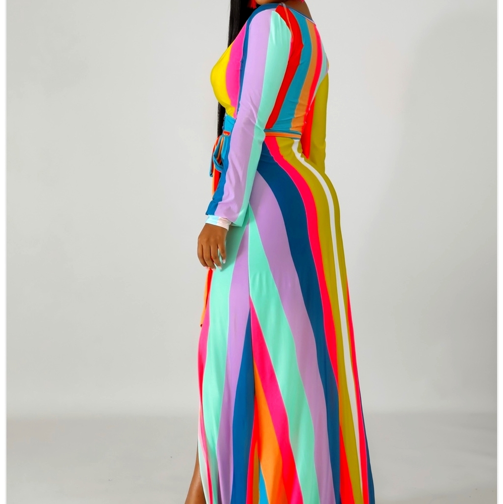 COLOR QUEEN MAXI DRESS